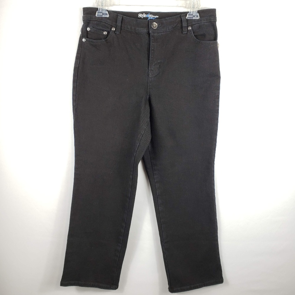 Style & CO. Black jeans. Size 10P short